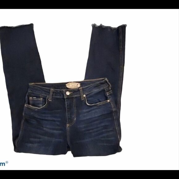Free People Blue Skinny Jeans - Picture 1 of 8